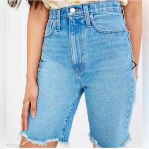 Madewell High-Rise Long Denim Shorts